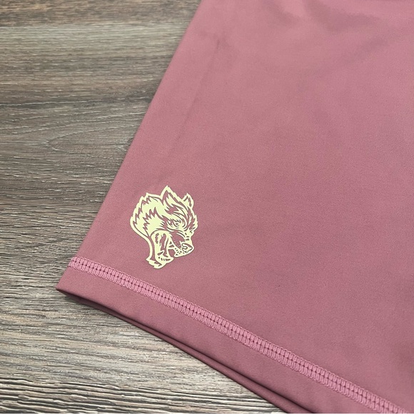 Darc Sport She Wolves Women's Mauve Pink High-Waisted Shorts Medum 14/500 - Picture 4 of 7